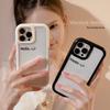 Minimalist Smiley Face Magnetic Acrylic Phone Case for iPhone 11/12/13/16 Pro Max