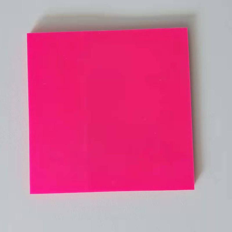 ფერადი გამჭვირვალე წებოვანი ფურცლები დასაწერი მაღალი ხარისხის PET ინდექსის გაფართოების ნოტებით