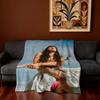 Singer R-Rebecca Black Salvation Blanket Super Warm Comfortable Plush Throw Blanket Child Home Sofa Bedroom Gift