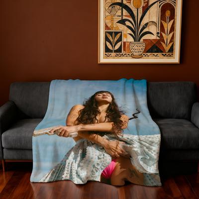 Singer R-Rebecca Black Salvation Blanket Super Warm Comfortable Plush Throw Blanket Child Home Sofa Bedroom Gift