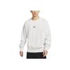 Nike Air Solid Color Fleece Crewneck Sweatshirt Men Sweatshirts Mountain-White FB7204-121