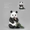 Solid Wildlife Zoo Model Panda Animal Toy 7-Piece Set Realistic Animal Figures Kids Educational Toy Eco-Friendly PVC Material Gift Box