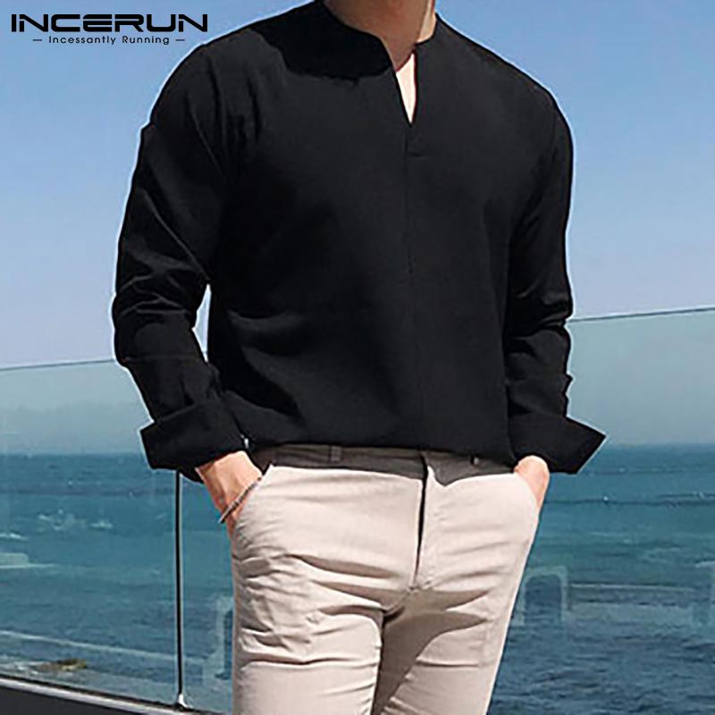 Camicia da uomo a maniche lunghe autunno inverno casual stampato camicie moda top camicetta camicie vestito camicia uomo blu, Colore: rosso, S