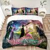 Custom Fantasy Adventure Name Printed 3pcs Bedding Set Soft Microfiber 1 Duvet Cover And 2 Pillowcases Home Bedroom Decor Xmas Gift Q1198