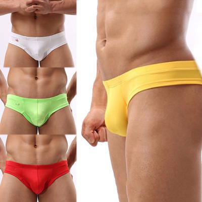 Vogue Briefs Low Waist Pouch Men Bulge Underwear G String U Convex Man's Thongs