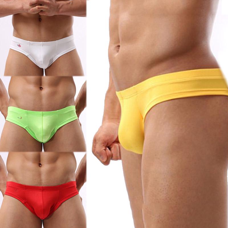 Vogue Briefs Low Waist Pouch Men Bulge Underwear G String U Convex Man's Thongs
