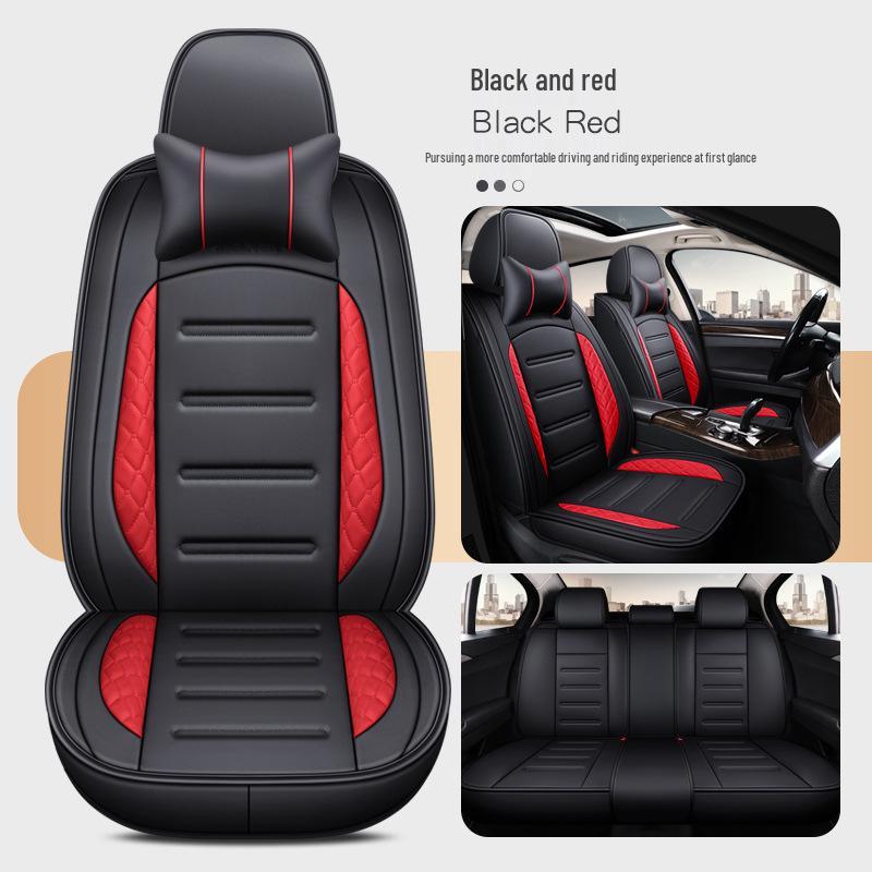 All-Season Universal Leather Car Seat Cushion Cover