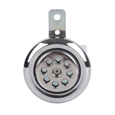 Univerzální motocyklový klakson Vodotěsný 105dB Hlasitý 12V 85mm WHoneycomb Chromovaný kryt