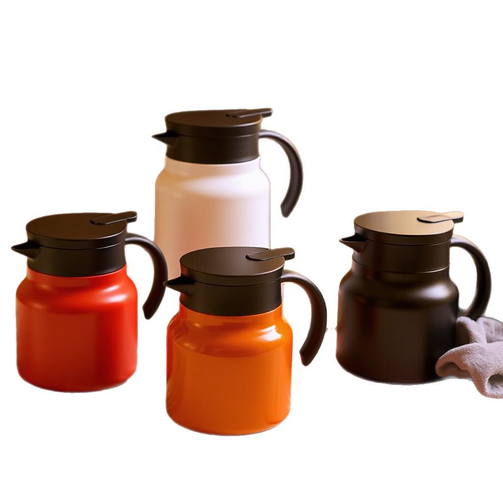 Portable 304 Stainless Steel Large Capacity Insulated Tea Stewing Pot for Home Use