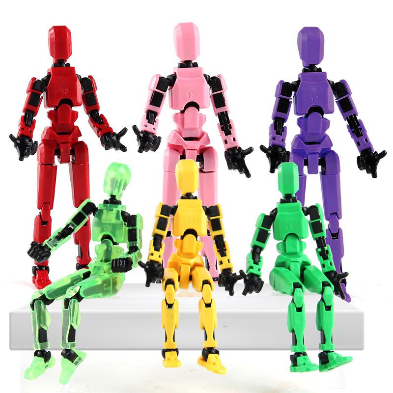 3D Multi-Jointed Movable Shapeshift Robot Creative Printed Mannequin Dummy Action Model Doll Toys Kid Decora For Girl Boys Gifts