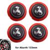 4pcs Scorpion Car Hubcap Centre Caps for Abarth 133mm with Scorpion Logo Wheel Center Caps Badge Emblem Fiat500 Punto