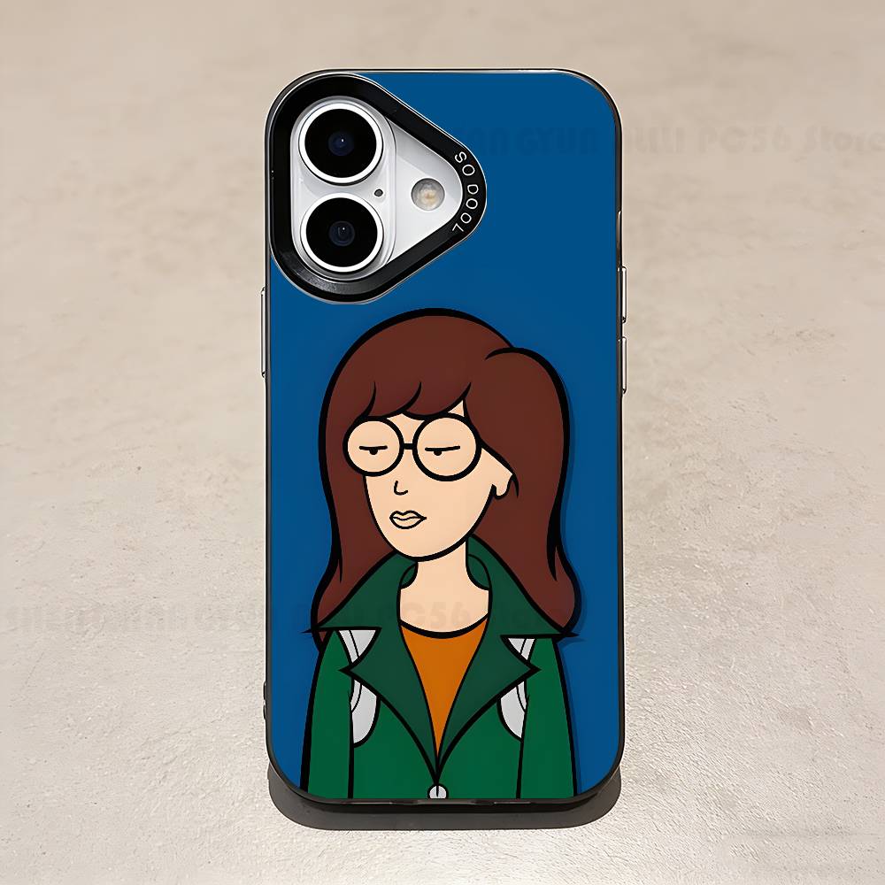 Cartoon D-Daria Case For IPhone 11 12 13 14 15 16 17 Pro Max XS X XR Cover