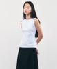 CITYBREEZE Studded Backhole Sleeveless_White