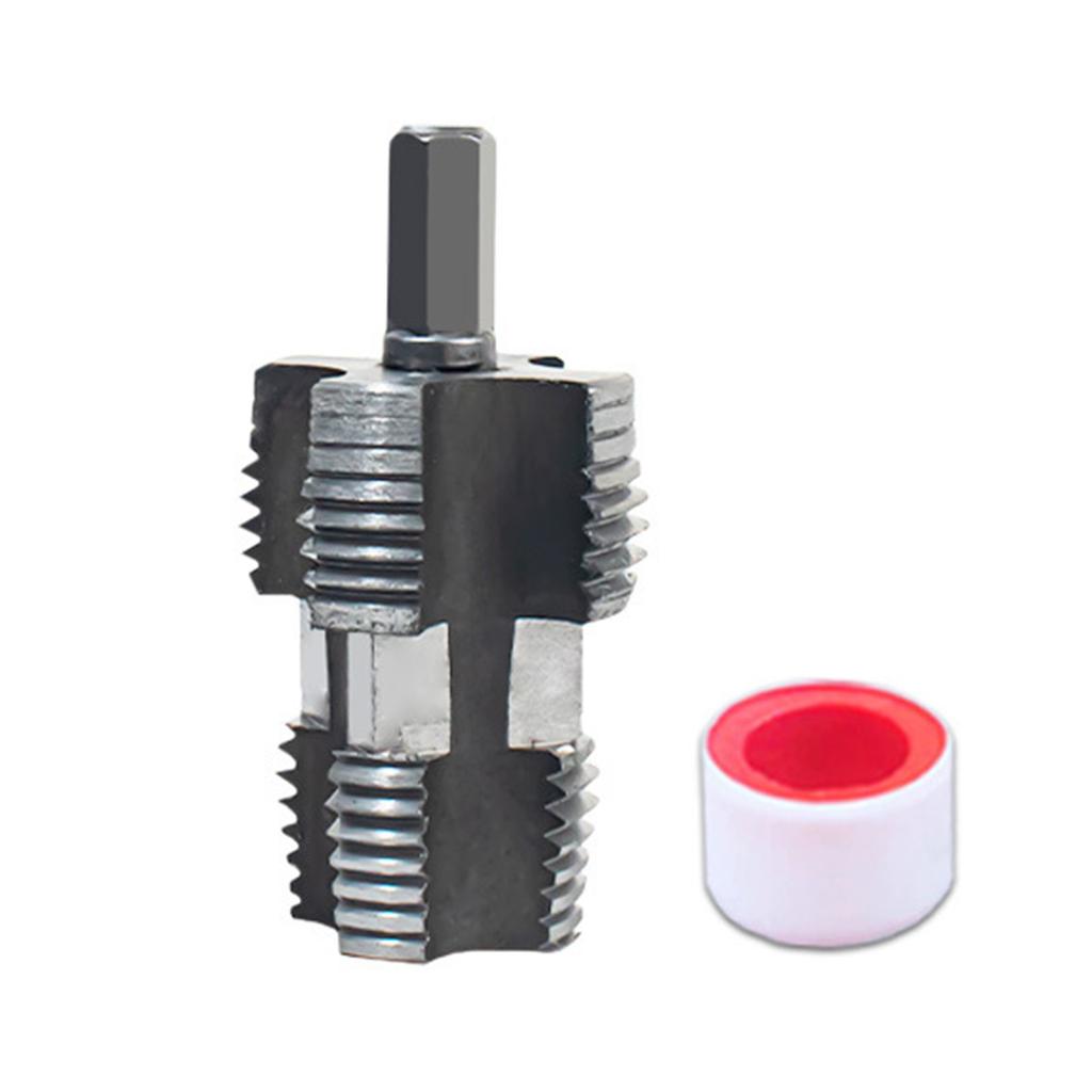 Water Pipe Internal Thread Opener Tapered Pipe Thread Tap Water Pipe Thread Opener For PVC Plastic Pipe Accessories