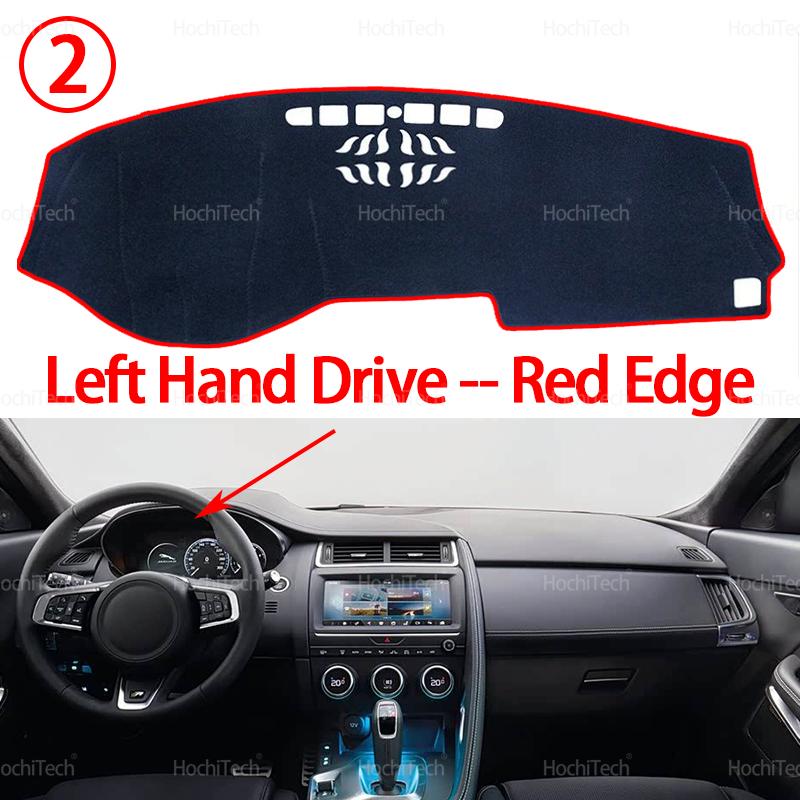 Dashboard Cover Avoid Light Anti-Slip Anti-dirty Mat Pad Sunshade Dashmat Protect for Jaguar E-PACE 2017 2018   LHD RHD
