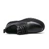 2026 New British-style black casual leather shoes for men's business formal wear large-sized work shoes trendy size 48