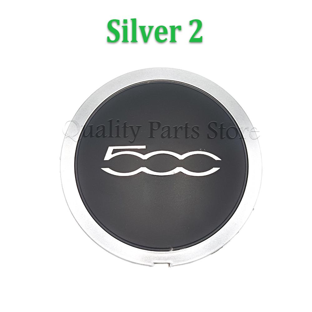 New Car Hubcap Wheels Centre Hub Cap For Fiat 500 Car Dust Cover Wheel Hub Cap Replacement 133mm 51884863 68078419AC 68078421AC