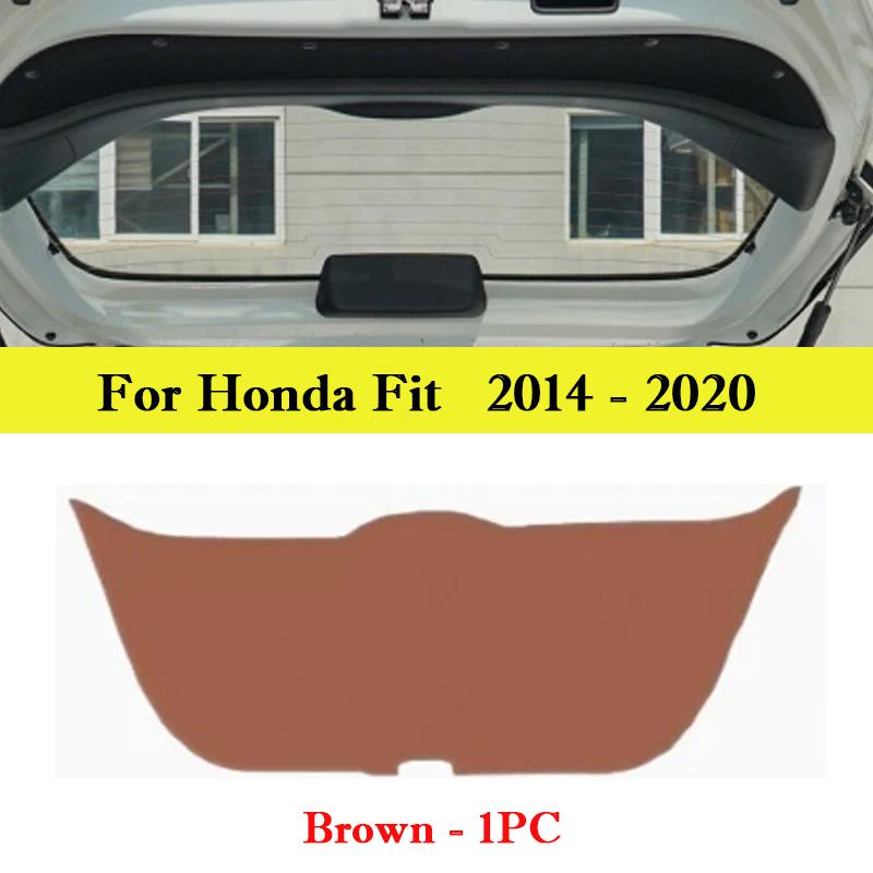 For Honda Fit 2014-2026 Car Trunk Door Anti Kick Pad Tailgate Anti-Scratch Protective Sticker Cargo Liner Interior Accessories