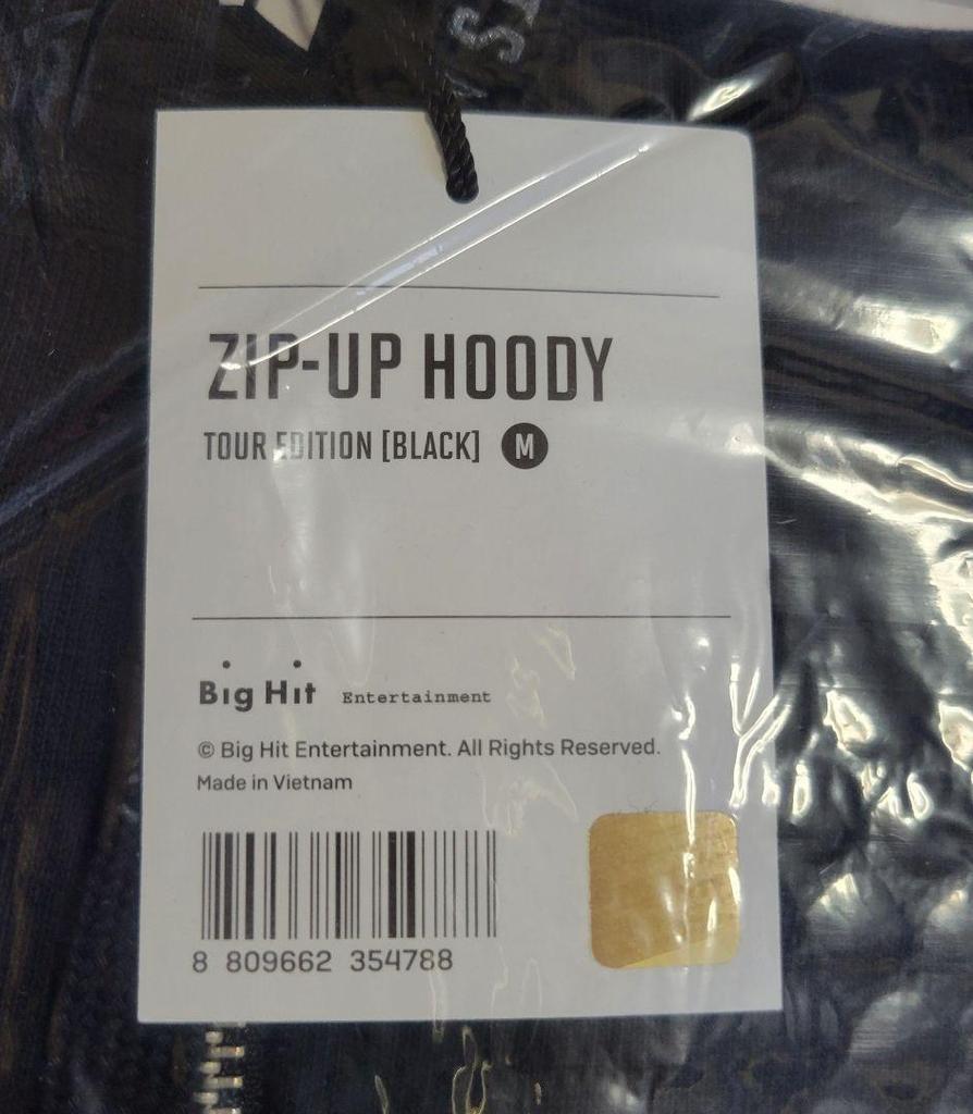 [USED] BTS MAP OF THE SOUL TOUR ZIP-UP HOODY