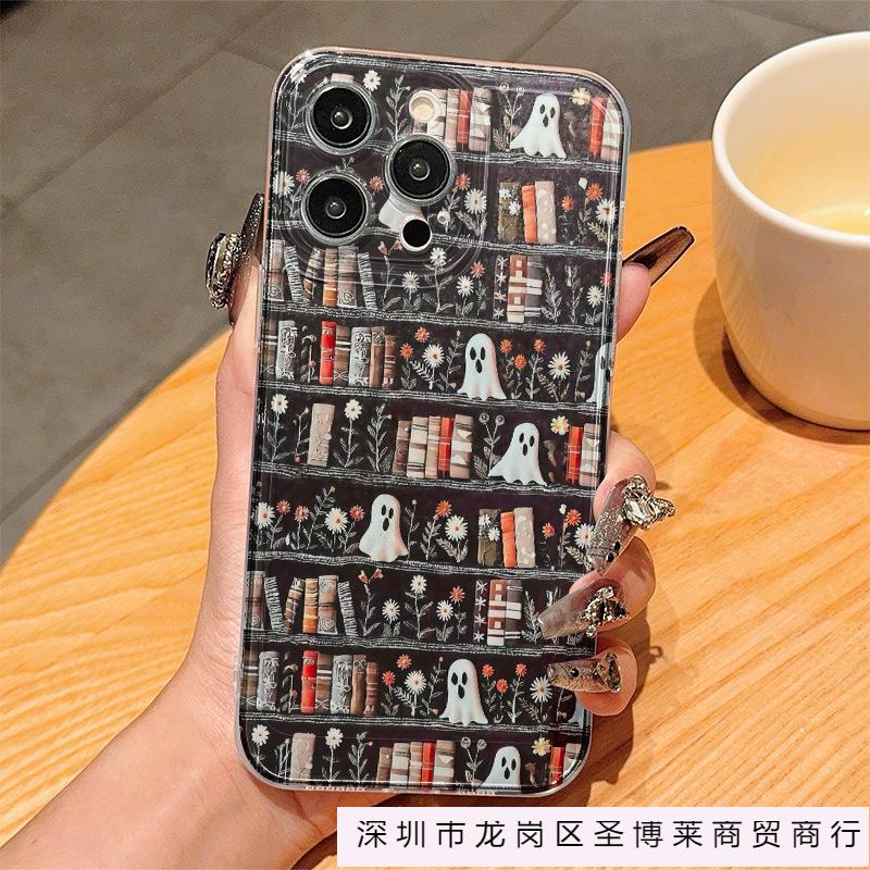 Pumpkin Bat for Apple 15Promax phone case iPhone14/13/12/11 Pro niche xs tide 16