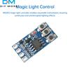 Controlador de Luz Colorida WS2812 Placa de Controle de Luz de Fluxo DC5-24V Controlador de Fita de LED RGB Luz de Respiração Gradiente Arco-Íris