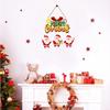 Decorative Christmas Wall Hanging Wooden Art Decoration Item for Home | Office | Living Room | Bedroom