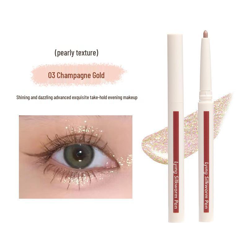MANSLY Under-eye Highlighter & Lazy Eyeshadow Pencil - Gently Outline & Brighten with Shimmering Finish