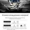 JINSHIDUN New Business and Leisure Men's Watch Automatic Mechanical Watch Luminous Waterproof High-end Business Watch Male