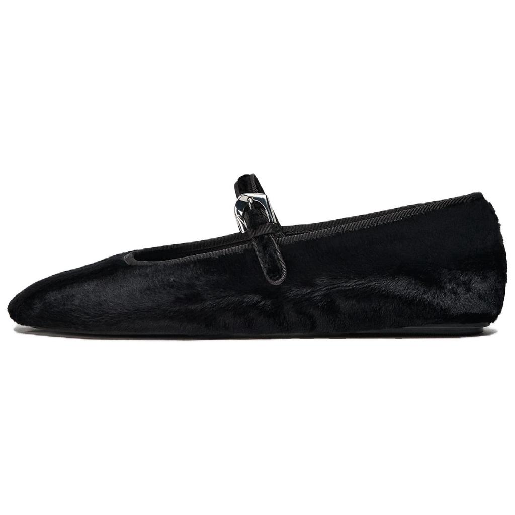 Zara Versatile Comfortable Casual Flats Women Flats Black 13584410800