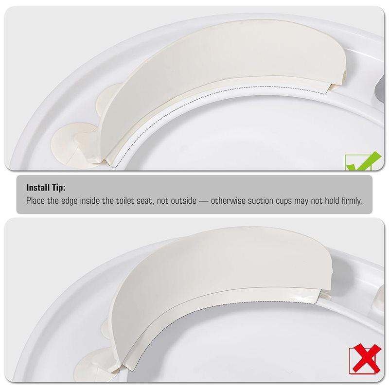 Premium-Urine Deflector Block With Strong Suction-Pee Splash Guard Leak Protection For Adults For Toddlers& Potty Training Toile
