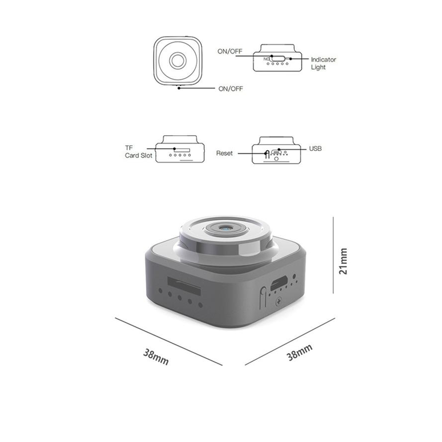 1 Set 1080P HD Wifi Camera Mini Wireless Camcorder Home Security Motion Detection IP P2P Recorder DVR Micro Webcam Small Camera