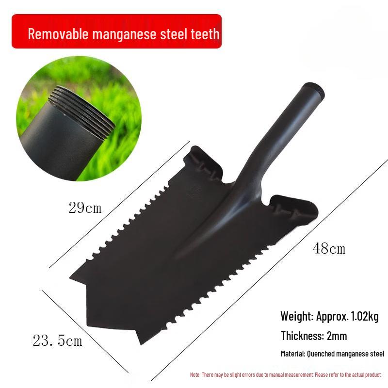Meng Pao Detachable Serrated Manganese Steel Shovel