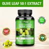 Estratto di Foglie d'Olivo Extra Forte, ogni porzione contiene 20.000 mg di oleuropeina, 40% oleuropeina, 100% Vegano.