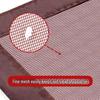 Magnetic Summer Mesh Door Curtain - Stripe Design, No-Drill, Anti-Mosquito with Fasteners