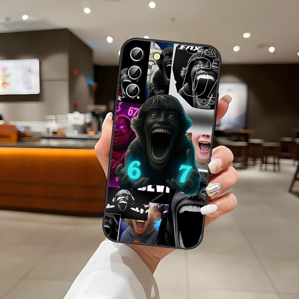 67 Six Seven Phone Case For S25 Samsung S26 S24 Ultra S22 S23 S20 Fe S21 Plus A54 A34 A16 A53 Back Cover