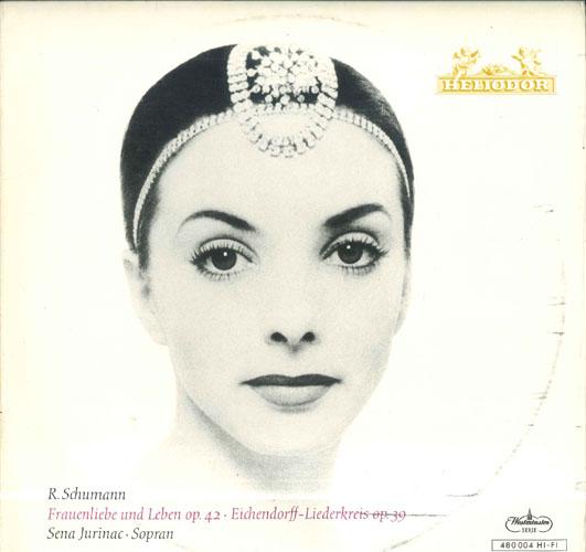 

LP Record SCHUMANN EICHENDORFF SENA JURINAC Frauenliebe Und Leben Op.42 Liede 480004 HELIODOR Non Japan Classical Used