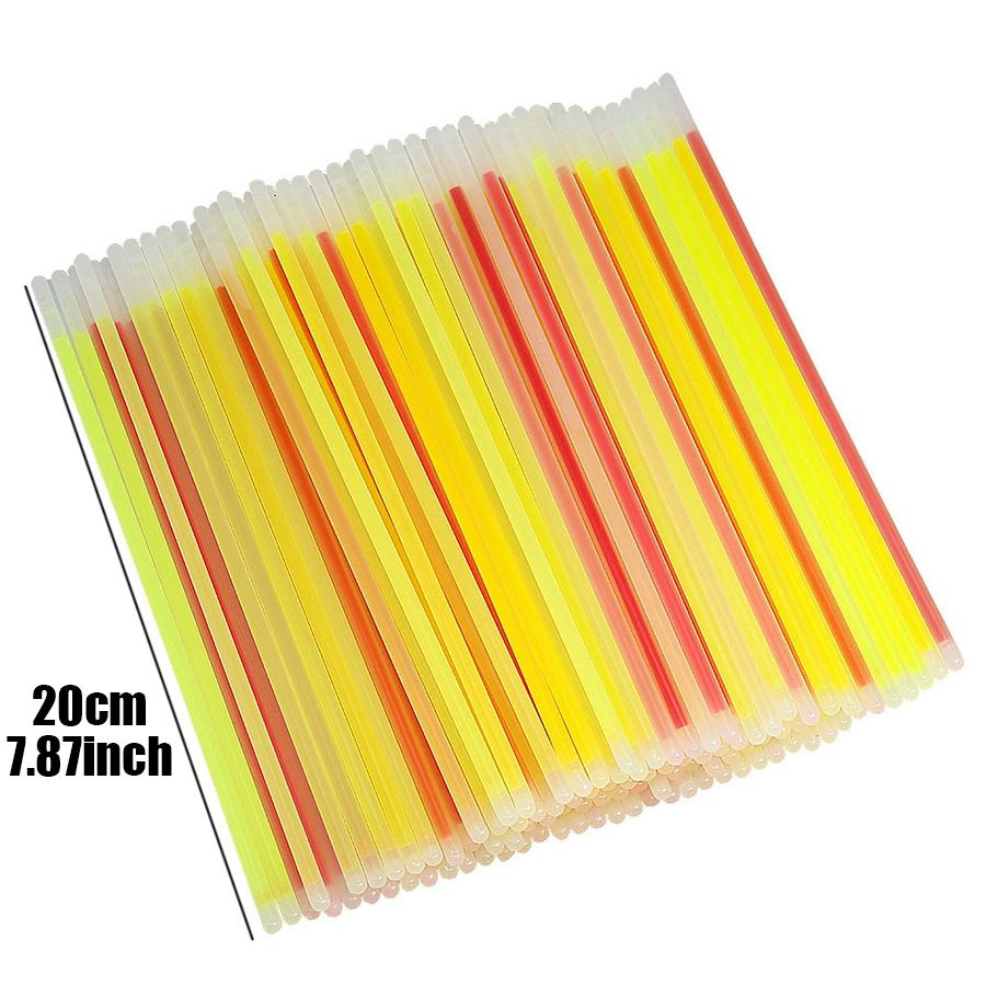 12/24/48pcs Glow Sticks 20cm Glow in the Dark Sticks Multicolor Light Up Sticks with Connector Party Favors Concerts & Festivals