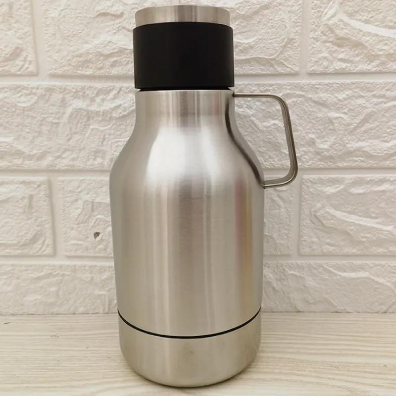 40oz Double Layer Insulated Stainless Steel Kettle With Handle Travel Kettle Detachable Insulated Cold Water Cup Reusable Portable Outdoor Travel Cup
