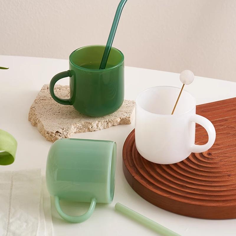 Verre saphir verre borosilicate rétro résistant à la chaleur tasse à thé tasse à café Bureau Jus Café Lait Mug Tasses Familiales