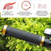 1 Pair Rubber+Aluminum Alloy Handlebar Sleeve Light Weight with Plugs Bike Handlebar Grips Sleeves Easy Installation Non Slip