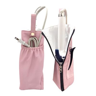 ClipCase with Clip Hair Iron Hair Iron Storage Pouch for Straighteners and Curling 7 Colors and 2 BOOMIE [Heat-Resistant Pocket] Case, Cover,
