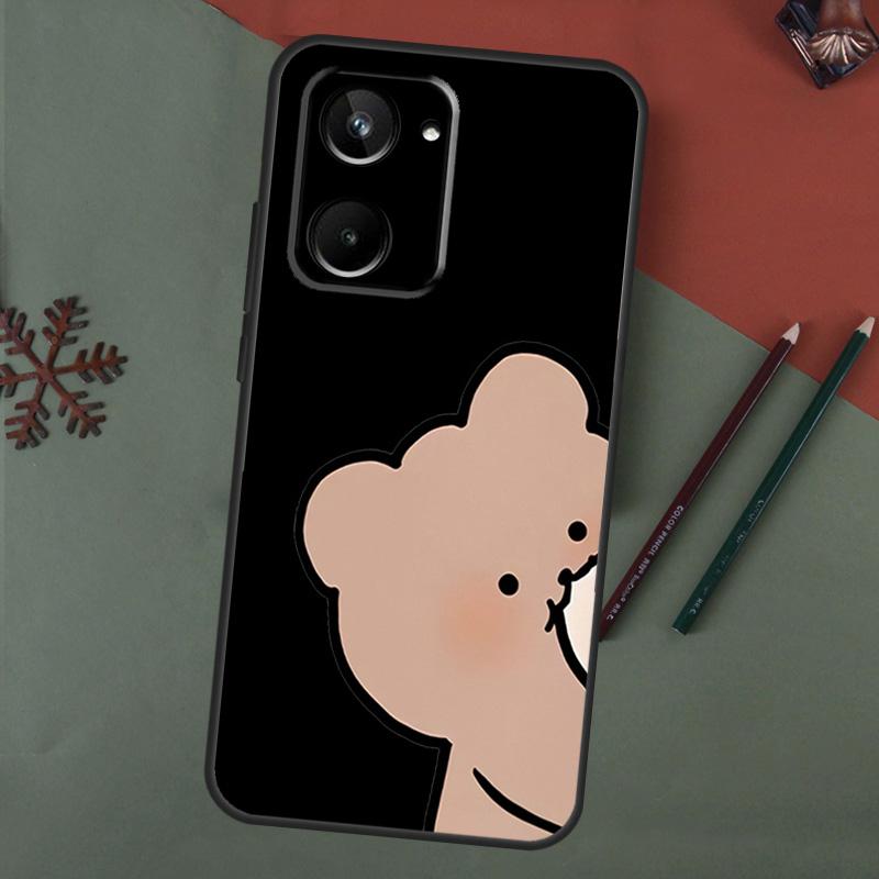 Funny Animal Dog Cats Tiger Couple Case For Realme C55 C51 C75 C63 C61 C53 C35 C65 C67 C71 11 12 13 14 15 Pro Plus GT6 GT7 Pro