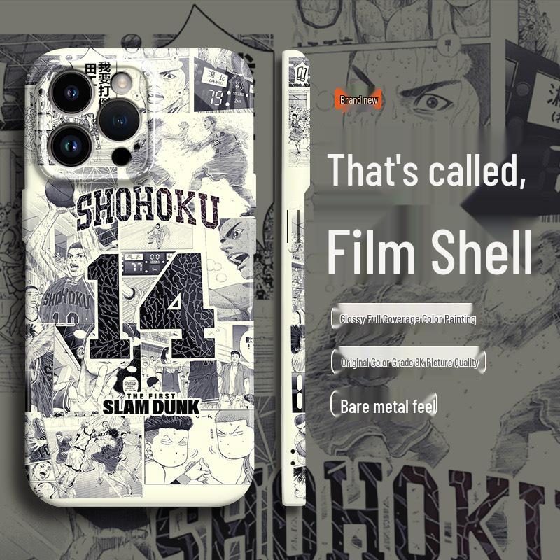

Anime Basketball iPhone Case for Apple 15/14 Pro Max - Full Coverage, Cartoon Design iPhone 12 Mini