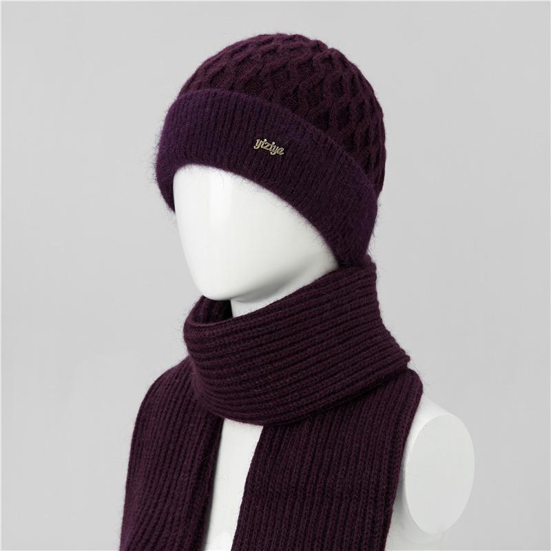 Winter old hat women's warm ear protection wool hat fleece knitted hat cold hat