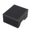 Dice Tower and Tray PU Leather Foldable Portable Dice Rolling Tower with Dice for Tabletop Games Black Gold