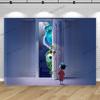 Monsters Inc University Theme Boo Girl Happy Birthday Party Background Baby Shower Photography Pink Room Decor Supplies Poster