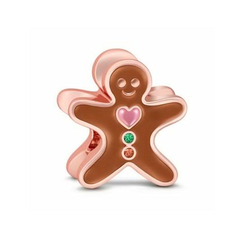 New Copper Christmas Snowman Lion Dance Lantercharm Bead Fit Original 5Mm Bracelet For Women Diy Fashion Jewelry Making