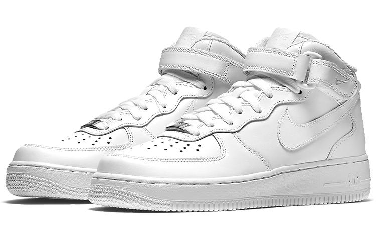 Nike Air Force 1 Mid 07 Leather 'Triple White' Women's 366731-100