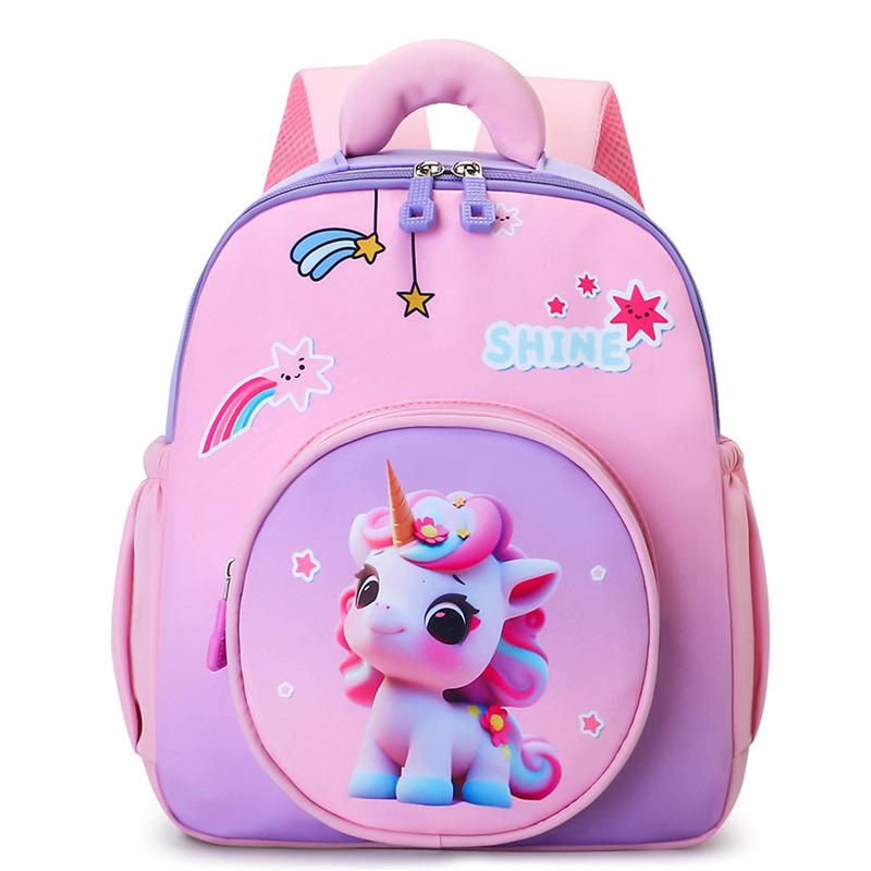 School bag children's cartoon printed backpack 3-5 years old children's backpack preschool boys and girls