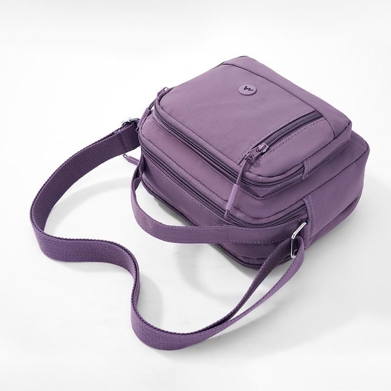 Lightweight Women's Mobile Phone Bag Nylon Shoulder Bag Waterproof Commuter Crossbody Bag